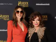 Dame Joan Collins and Elizabeth Hurley Reunite on Red Carpet for Film Premiere