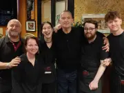 Doctor Who Star Christopher Eccleston Surprises Staff at Uno's Newcastle