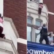 Dramatic Rescue: Girl Dangling from Ilford Window Ledge Saved by Bystander