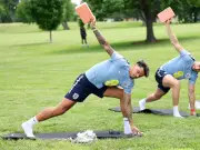 England Stars Relax with Yoga Ahead of World Cup Clash with Panama