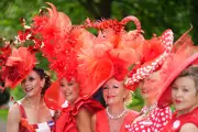 Extraordinary Headwear Steals Show at Royal Ascot Ladies Day