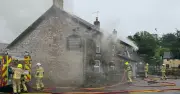 Firefighters Battle Blaze at 300-Year-Old Aberthin Pub