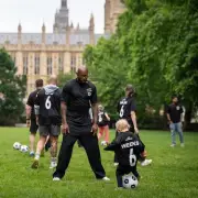 Football game with stars highlights UK's poor paternity leave