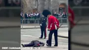 Four soldiers collapse at Scottish Parliament opening in heat