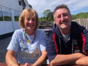 Grandmother, 73, meets half-brother for first time after daughter finds him on LinkedIn via 'family nose'