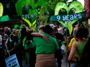 Grenfell Survivors and Firefighters Embrace at Emotional Ninth Anniversary March