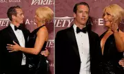 Hannah Waddingham Coaches Surgeon Boyfriend on Red Carpet Debut