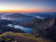Hiker Surprised by Empty Summit of Yr Wyddfa Due to Thick Cloud