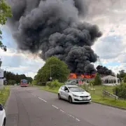 Huge Fire Rips Through Livingston Industrial Estate as Fire Crews Rush to Scene