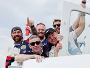 Inside the Scotland fan party boat in Boston with Craig Ferguson