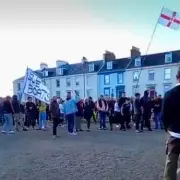 John Swinney condemns Ayr protest as 'unacceptable' after Belfast stabbing
