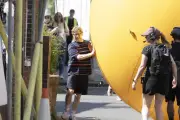 Josh Widdicombe Wrestles Giant Yellow Ball for New Comedy Show Let's Play Ball