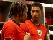 Jude Bellingham leaves Rio Ngumoha speechless after Liverpool star's England debut