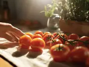 Keep tomatoes sweet by storing them on the worktop, not fridge