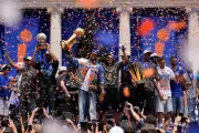 Knicks Mania Grips NYC During First-Ever Championship Parade