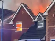 Lightning Strike Sets House Ablaze, Storms Ground Flights at Bristol Airport