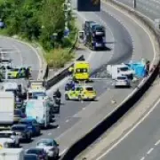 M25 Shutdown After Serious Crash Causes Hour-Long Delays on Hottest Day