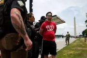 Man arrested near Trump's reflecting pool plans to fight obscenity charge