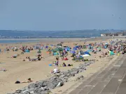 Man dies after medical emergency at Aberavon beach on hottest day