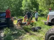 Missing Woman Rescued from Muddy Puddle After Three Days