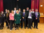 MP Pamela Nash Visits Wishaw High School, Discusses Politics with Students