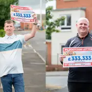 Oldham neighbours win £1M Postcode Lottery: Dads share life-changing prize