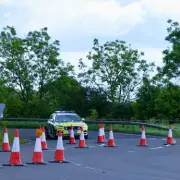 Police Officer Critical After Mercedes Hits Squad Car on A189