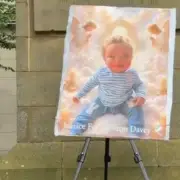 Preston Davey Vigil LIVE: Crowds Gather for Smiley Baby Killed by Adoptive Dad