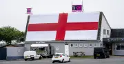 Pub Unveils 'Biggest St George's Flag in the Country' for England World Cup Opener