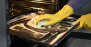 Remove Oven Door Grease with Soda Crystals: Sparkling Results