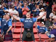 Scotsman's High-Vis Kilt at Boston Stadium Goes Viral