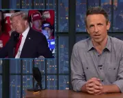Seth Meyers and Jimmy Kimmel Mock Trump Over Inflation and Birthday Party