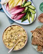 Simple Summer Dips from The Barbary: Fava, Roast Veg, Courgette