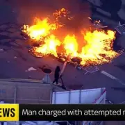 Sky News Interrupted as Belfast Protests Turn Violent with Fires