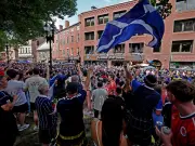 Tartan Army Parties with USA Fans in Boston Ahead of Morocco Match