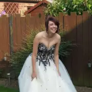 Thrifty Bride Wears Prom Dress to Wedding 13 Years Later, Spends Just £600
