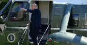 Trump Helicopter Circles Reflecting Pool After Raging at 'Vandals'