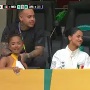 Tyla and Becky G Spotted Smiling Together at World Cup Opening Match