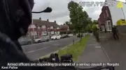 Van driver helps armed police catch fleeing suspect in Kent chase