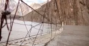 World's Most Dangerous Bridge: Life Jackets Required, Ropes Hold It Together