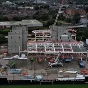 Wrexham's New Kop Stand Takes Shape in Stunning Drone Footage