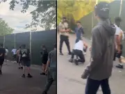 Youths Smash Parklife Barrier but Repelled by Security; Police Issue Dispersal Order