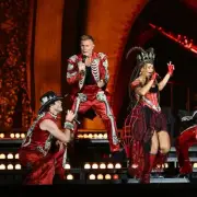Zoe Birkett Joins Take That on Stage at Sunderland's Stadium of Light