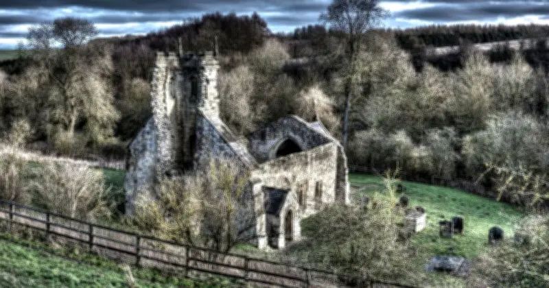 Abandoned UK Village Wharram Percy: Only One Building Stands After 500 Years
