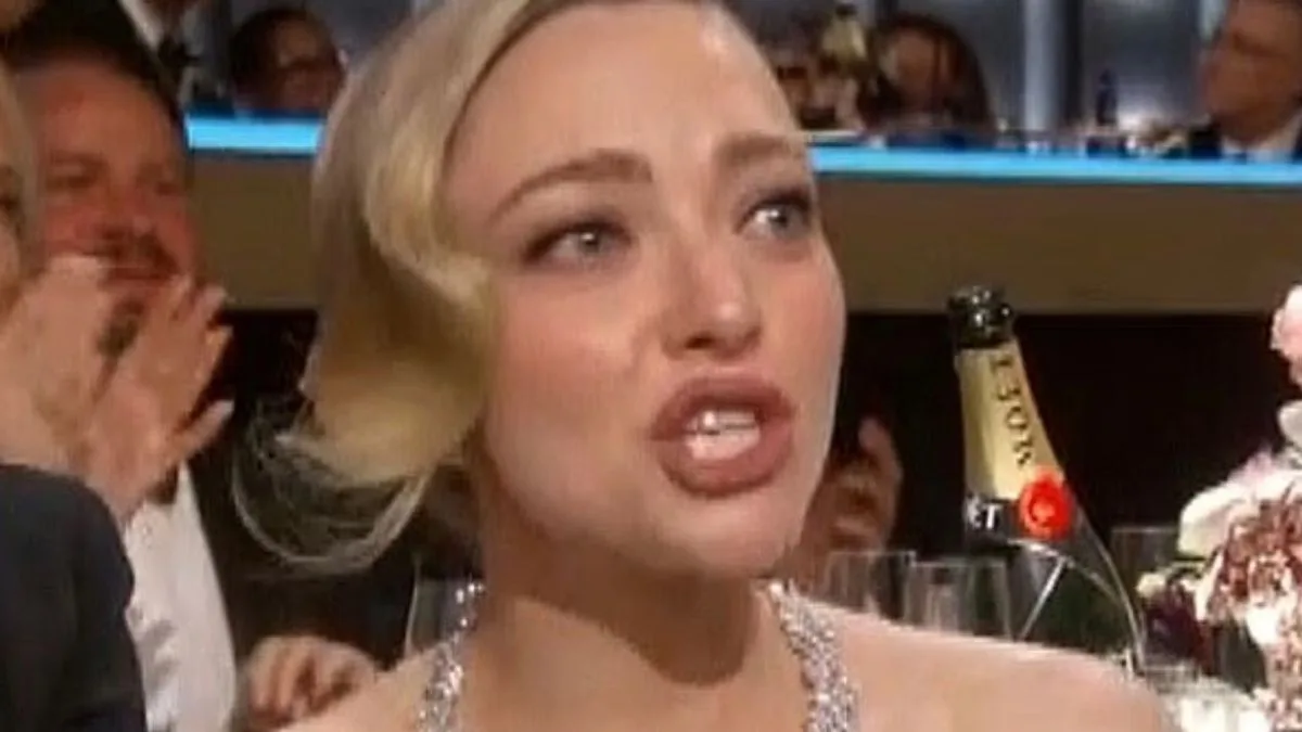 Amanda Seyfried's Viral Reaction at Golden Globes 2026