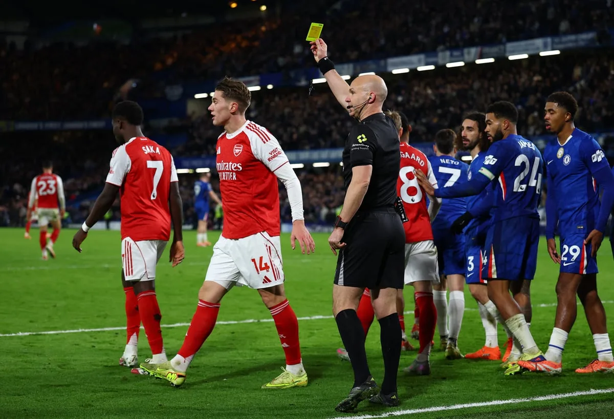 Arsenal Face £25,000 FA Fine After Seven Yellow Cards in Chelsea Draw