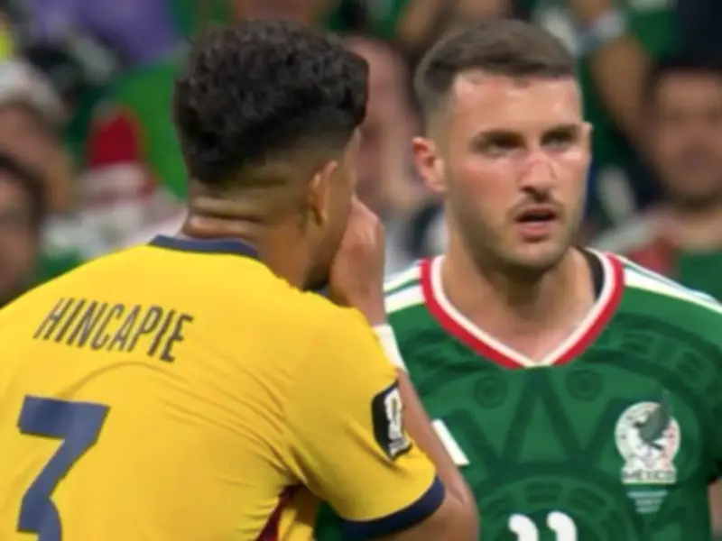 Arsenal's Hincapie Sent Off for Covering Mouth at World Cup