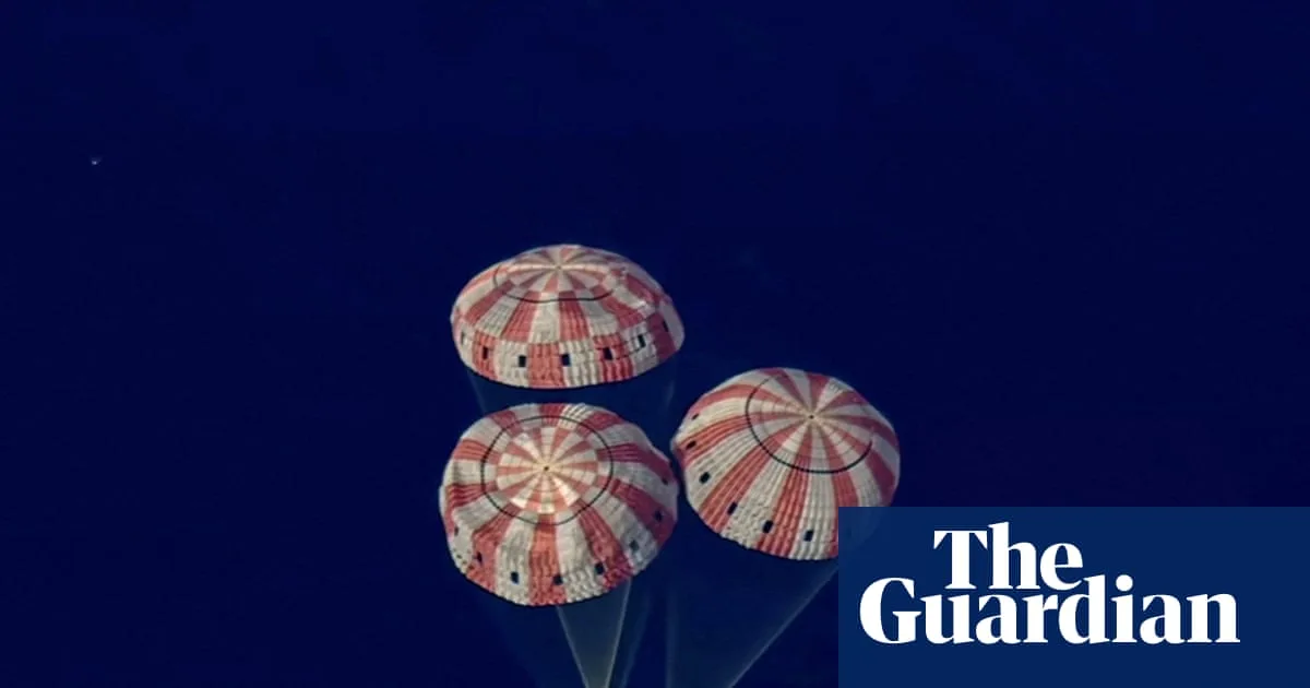 Artemis II Crew Splashes Down After Historic Moon Flyby