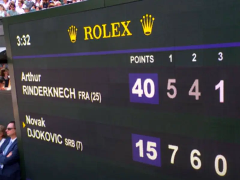 BBC Apologises After Scoreboard Glitch During Djokovic's Wimbledon Match