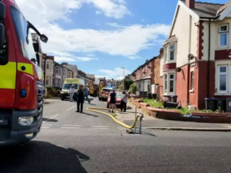 Boy, 13, and Teen, 19, in Serious Condition After Blackpool House Fire